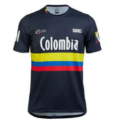 Jersey Ciclismo M/C Unisex Colombia 2024 Azul